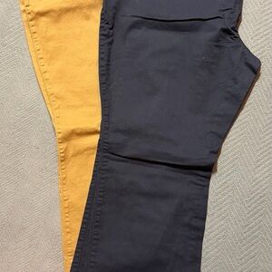 Black and Mustard Pants Set - 2 for price of 1!